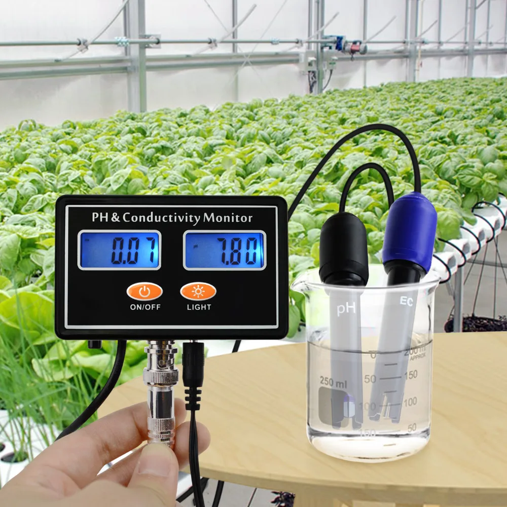 Monitor Meter Tester ATC, Online PH/EC Conductivity, Water Quality Real-time Continuous Monitoring, Wall Mountable&Rechargeable
Monitor Meter Tester ATC, Online PH/EC Conductivity, Water Quality Real-time Continuous Monitoring, Wall Mountable&Rechargeable