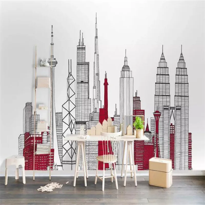Seamless wallpaper building TV background wall custom large wallpaper mural 3D photo wall manufacturers wholesale
Seamless wallpaper building TV background wall custom large wallpaper mural 3D photo wall manufacturers wholesale