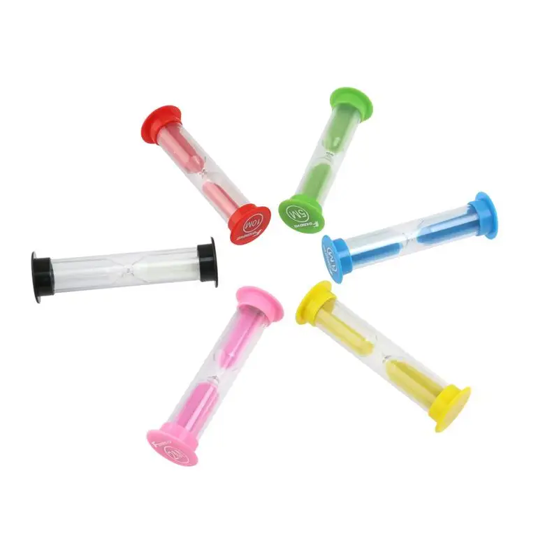 6 Colors Colorful Sandglass Sand Clock Timers 30sec / 1min / 2min / 3mins / 5mins / 10mins Hourglass
6 Colors Colorful Sandglass Sand Clock Timers 30sec / 1min / 2min / 3mins / 5mins / 10mins Hourglass