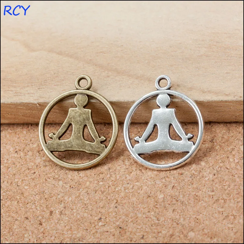 Factory Price 20 Pieces/lot 23mm*20mm antique bronze and antique silver Plated Yoga charms sport charms for jewelry making
Factory Price 20 Pieces/lot 23mm*20mm antique bronze and antique silver Plated Yoga charms sport charms for jewelry making