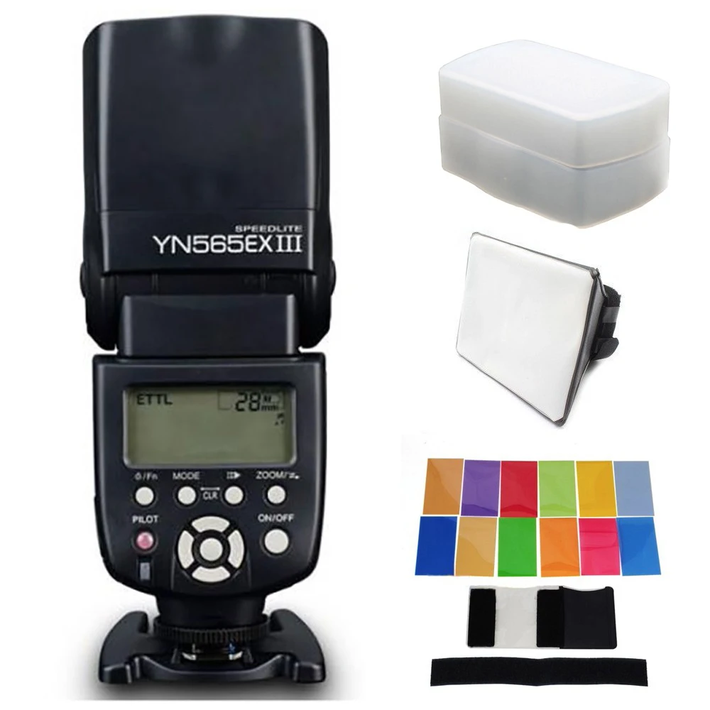 YONGNUO Flash YN565EX III Wireless TTL Flash Speedlite for Canon Support Firmware Update for Canon 5D II 7D 6D 60D 700D 30D 40D
YONGNUO Flash YN565EX III Wireless TTL Flash Speedlite for Canon Support Firmware Update for Canon 5D II 7D 6D 60D 700D 30D 40D