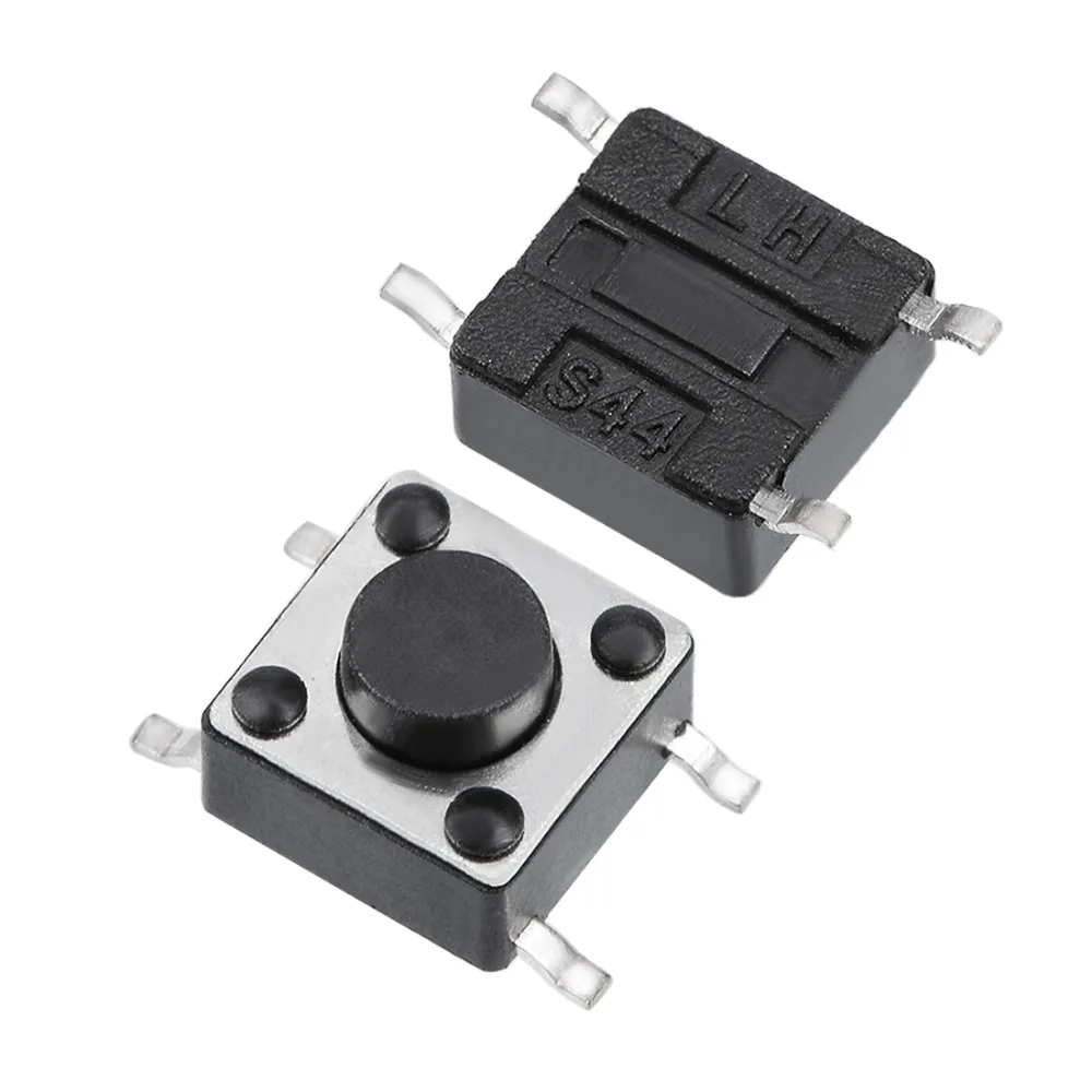 UXCELL 6x6x4.3mm Momentary Panel PCB SMD SMT Mount 4 Pins Push Button SPST Tactile Tact Switch 150PCS Switches Accessories
UXCELL 6x6x4.3mm Momentary Panel PCB SMD SMT Mount 4 Pins Push Button SPST Tactile Tact Switch 150PCS Switches Accessories