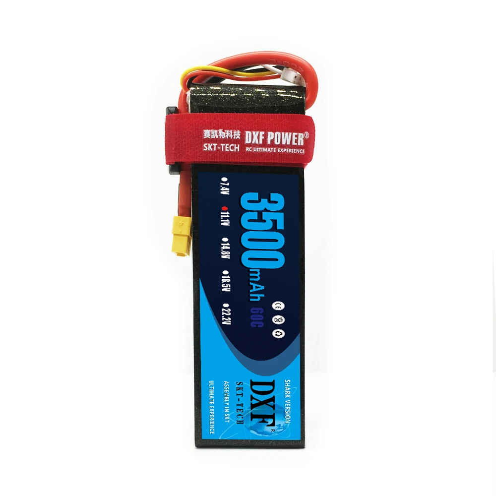 DXF RC Lipo батарея 11,1 v 3500mAh 3S 60C max120C аккумуляторная батарея для RC самолета RC танки дрона
DXF RC Lipo батарея 11,1 v 3500mAh 3S 60C max120C аккумуляторная батарея для RC самолета RC танки дрона