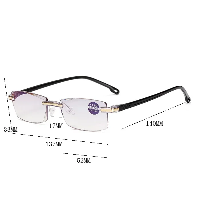 Zilead Ultralight Rimless Blue Light Reading Glasses Men Business Anti-fatigue Resin Computer Presbyopic Glasses For Women&Men
Zilead Ultralight Rimless Blue Light Reading Glasses Men Business Anti-fatigue Resin Computer Presbyopic Glasses For Women&Men