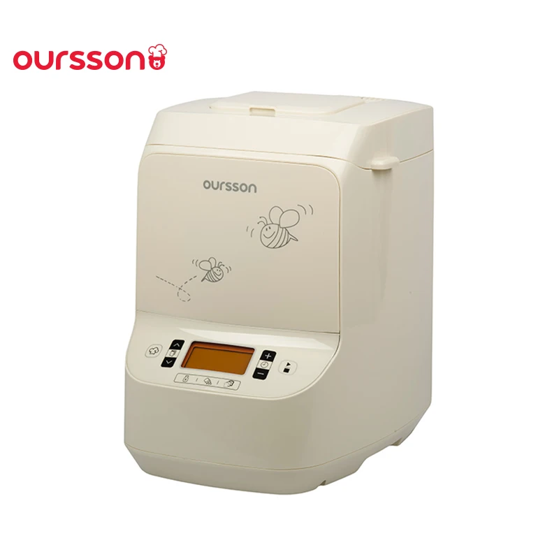 Хлебопечка Oursson BM1020JY/IV с автоматическим дозатором для выпечки хлеба замеса теста