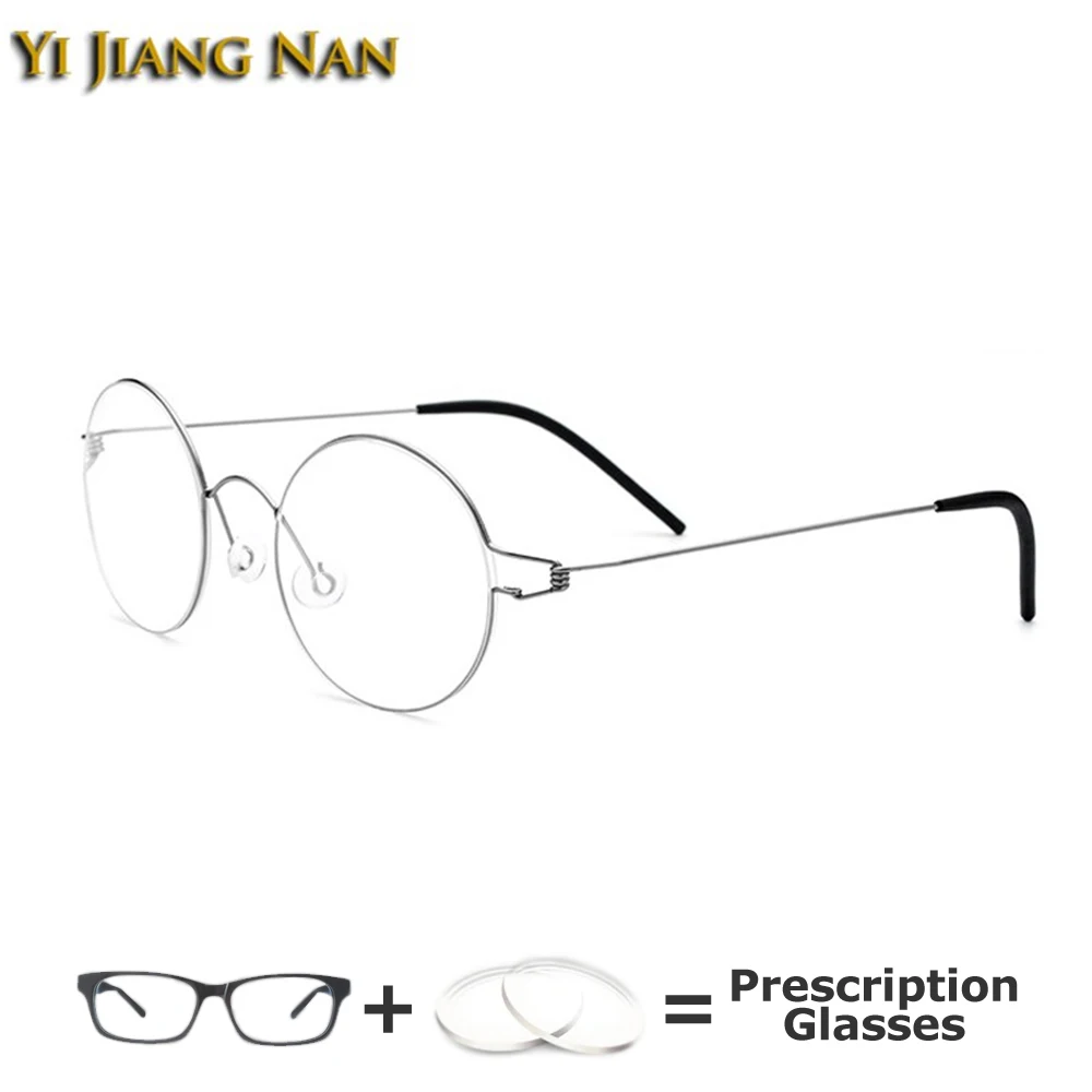 Round Vintage Handmade Korean Glasses Frames Men Screwless Eyewear Eyeglasses Prescription Optical for Women
Round Vintage Handmade Korean Glasses Frames Men Screwless Eyewear Eyeglasses Prescription Optical for Women