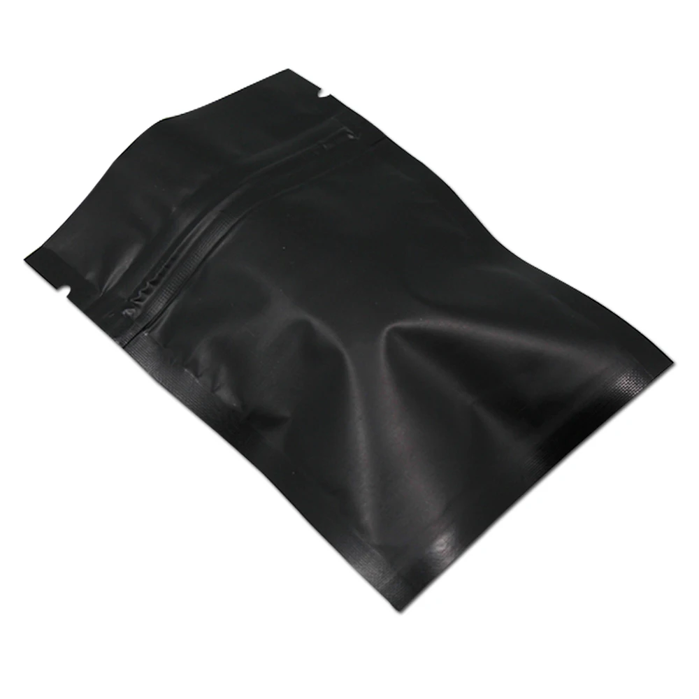 100Pcs Retail 10x15cm Aluminum Foil Self Seal Zipper Bags Grocery Storage Packing Bags Matte Black Pouches for Home Accessories
100Pcs Retail 10x15cm Aluminum Foil Self Seal Zipper Bags Grocery Storage Packing Bags Matte Black Pouches for Home Accessories