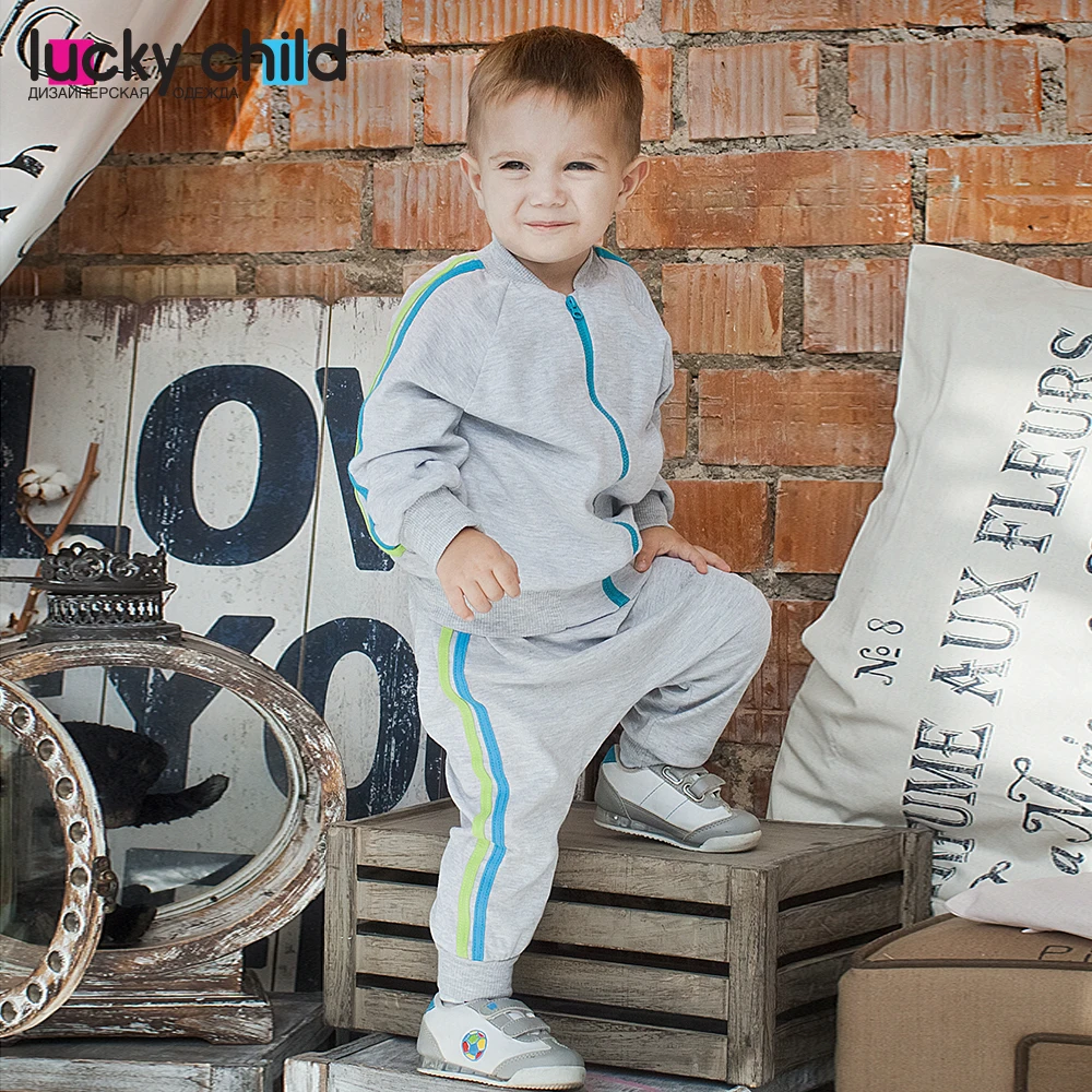 Кофточка Lucky Child футер для мальчиков [сделано в России доставка от 2 х