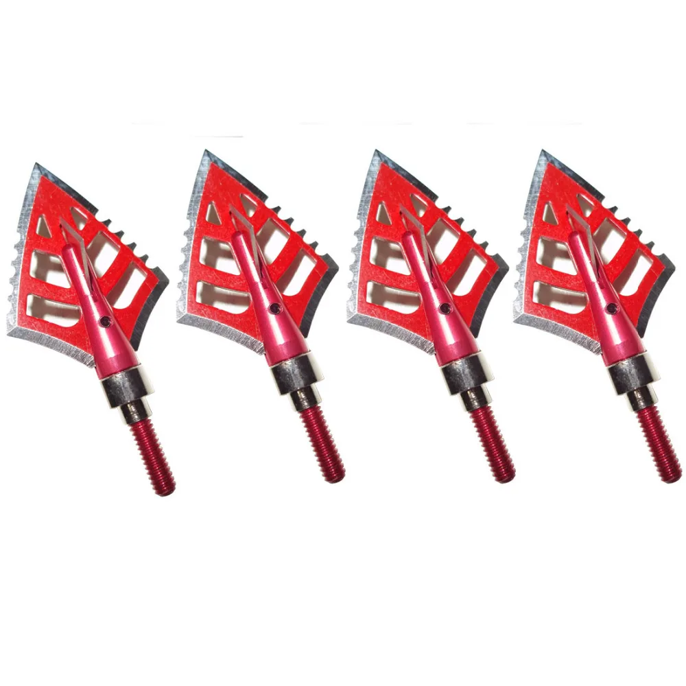 10PCS Archery Hunting Broadhead 4 Blades Steel Arrow Tips Crossbow Shooting Target Point 125Gr Arrowhead Caron Glass Fiber Head
10PCS Archery Hunting Broadhead 4 Blades Steel Arrow Tips Crossbow Shooting Target Point 125Gr Arrowhead Caron Glass Fiber Head