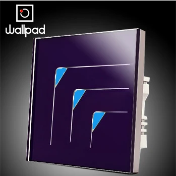 Crystal Glass Switch Panel 3 Gangs 2 Way Wallpad Top Purple 110~250V Touch Screen Wall Light Switch LED Indicator
Crystal Glass Switch Panel 3 Gangs 2 Way Wallpad Top Purple 110~250V Touch Screen Wall Light Switch LED Indicator