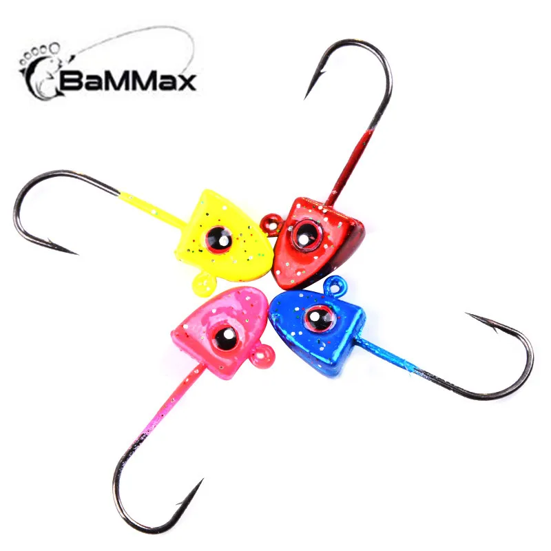 Bammax fishing hook 5pcs 1.6g 2.5cm jigging Lead Head Hook For Soft Lure jig Barbed Hook fishing accessories Tackle Pesca
Bammax fishing hook 5pcs 1.6g 2.5cm jigging Lead Head Hook For Soft Lure jig Barbed Hook fishing accessories Tackle Pesca