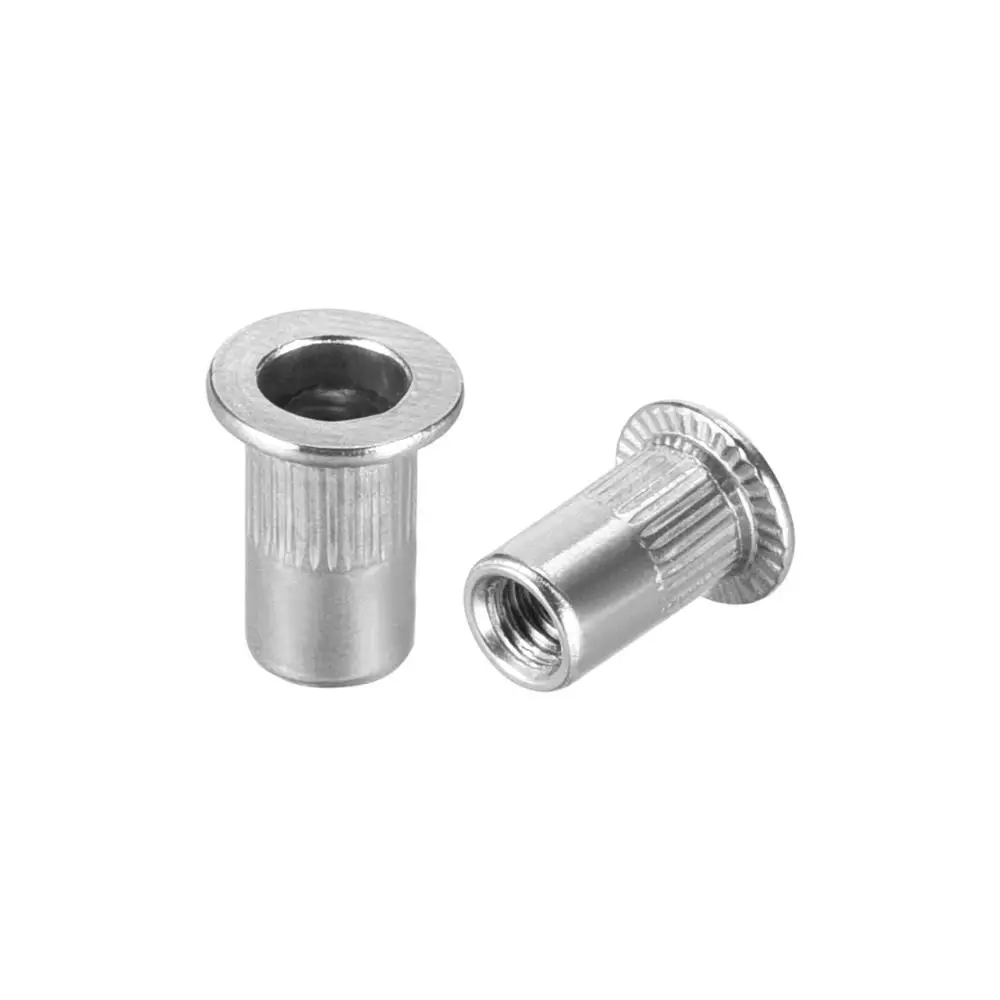 UXCELL M4/5/6 304 Stainless Steel Rivet Nuts M6/8/10Carbon Steel Rivet Nuts Flat Head Insert Nutsert Yellow Zinc Plated 50PCS
UXCELL M4/5/6 304 Stainless Steel Rivet Nuts M6/8/10Carbon Steel Rivet Nuts Flat Head Insert Nutsert Yellow Zinc Plated 50PCS