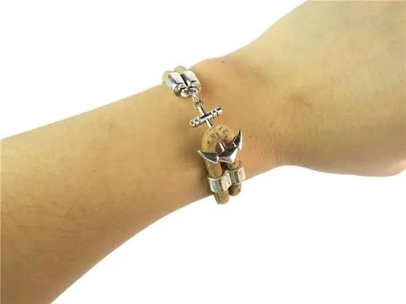 10UNITS Cork jewelry cork bracelet natural cork with spear fashion handmade bracelet original high quality BR-49-10
10UNITS Cork jewelry cork bracelet natural cork with spear fashion handmade bracelet original high quality BR-49-10