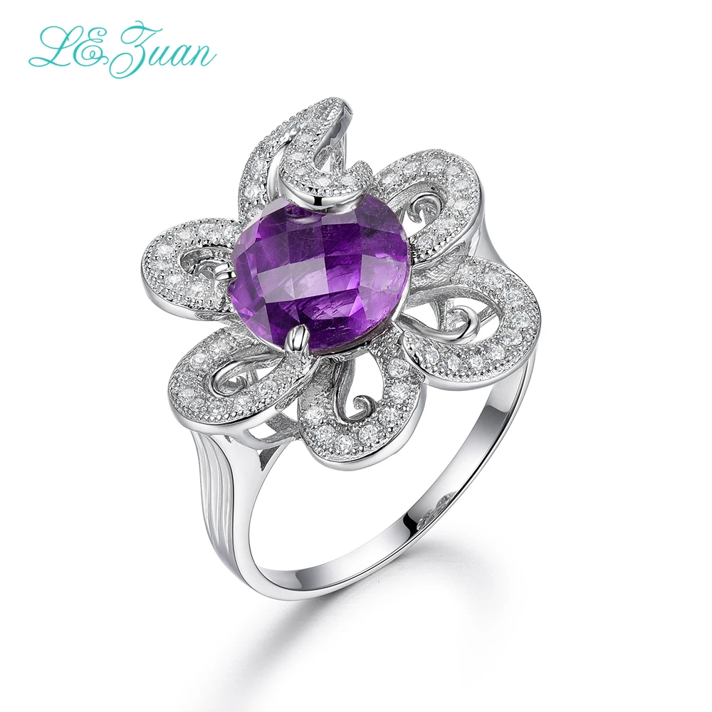 L & zuan 7.21ct натуральный аметист Настоящее 925 пробы серебряные ювелирные изделия роскошные кольца для женщин шахматная доска огранка драгоцен...
L & zuan 7.21ct натуральный аметист Настоящее 925 пробы серебряные ювелирные изделия роскошные кольца для женщин шахматная доска огранка драгоцен...