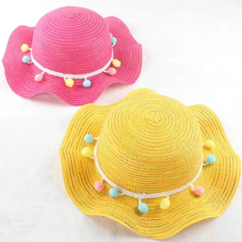 Seioum Girls Summer New Hats New Straw Baby Sun Hat With flowers tassel Kids Summer Hat wave Brim Sun bonnet Child Straw Hats
Seioum Girls Summer New Hats New Straw Baby Sun Hat With flowers tassel Kids Summer Hat wave Brim Sun bonnet Child Straw Hats