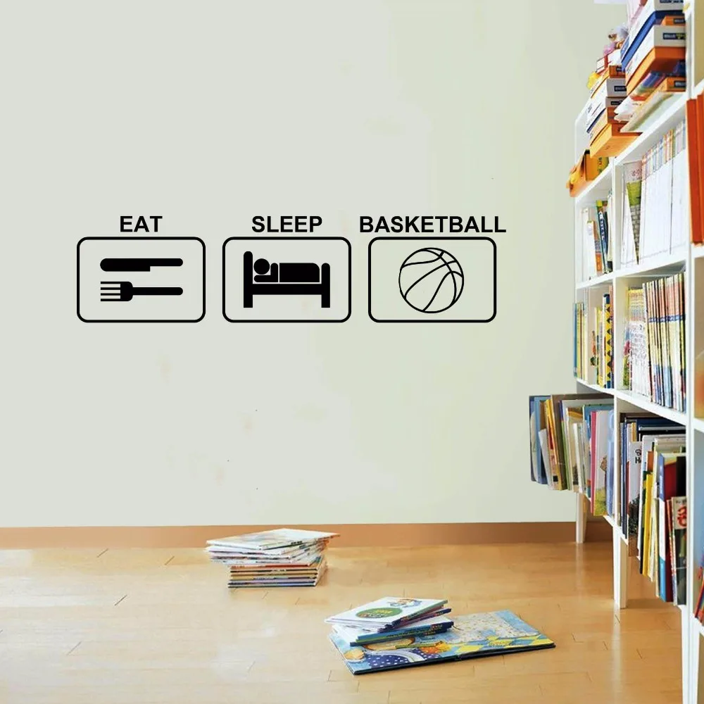 YOYOYU Wall Sticker Eat Sleep Baskerball Player Home Decoration Vinyl Art Wall Decor Removeable Mural J016
YOYOYU Wall Sticker Eat Sleep Baskerball Player Home Decoration Vinyl Art Wall Decor Removeable Mural J016