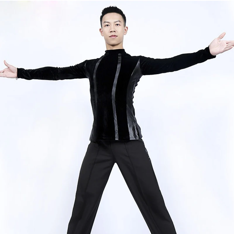 Men Modern Dancing Men Long Sleeves Loose Velvet Fabric Clothing Danca Adulto Latin Suitable For Performance And Practice DWY457
Men Modern Dancing Men Long Sleeves Loose Velvet Fabric Clothing Danca Adulto Latin Suitable For Performance And Practice DWY457