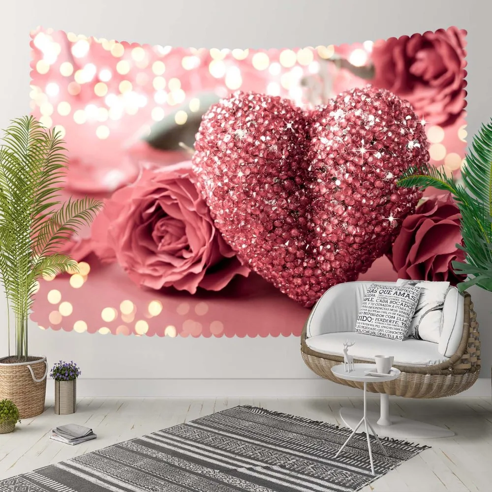 Else Pink White Diamond Hearts Roses Flowers Love 3D Print Decorative Hippi Bohemian Wall Hanging Landscape Tapestry Wall Art
Else Pink White Diamond Hearts Roses Flowers Love 3D Print Decorative Hippi Bohemian Wall Hanging Landscape Tapestry Wall Art