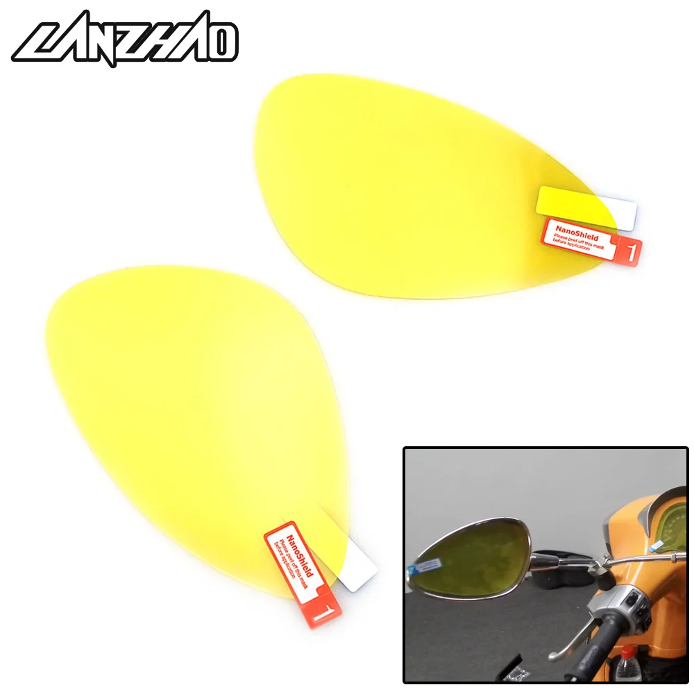 For Piaggio Vespa Sprint 50 125 150 Original Side Rear View Mirrors TPU Rainproof Anti Fog Scratch Protector Film Clear
For Piaggio Vespa Sprint 50 125 150 Original Side Rear View Mirrors TPU Rainproof Anti Fog Scratch Protector Film Clear