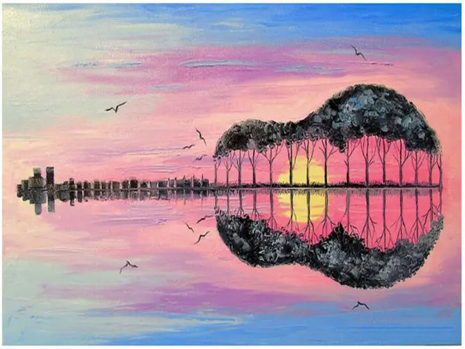 ARTBACK full square drill guitar sunset landscape 5d diamond painting rhinestone mosaic diamond embroidery decorative artwork
ARTBACK full square drill guitar sunset landscape 5d diamond painting rhinestone mosaic diamond embroidery decorative artwork