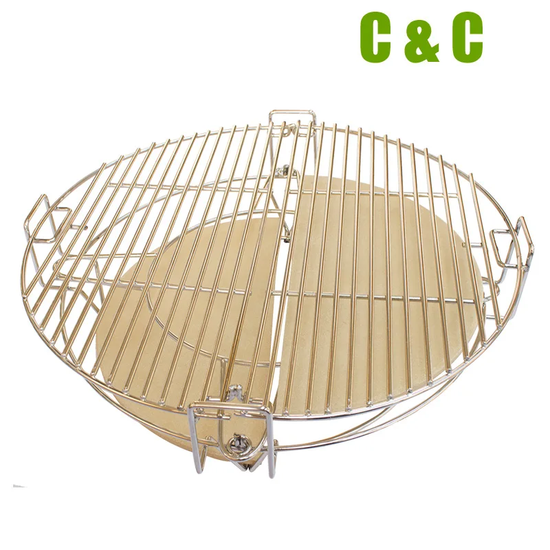 21 inch Kamado High Quality Round Kamado BBQ Grill Accessories Divide and Conquer Cooking System
21 inch Kamado High Quality Round Kamado BBQ Grill Accessories Divide and Conquer Cooking System