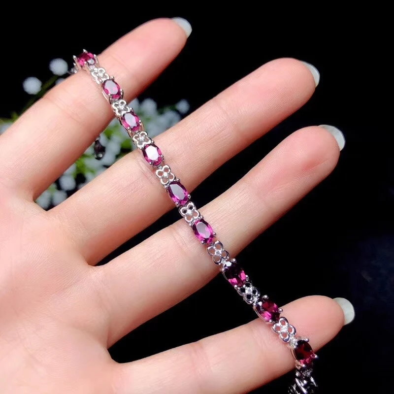 KJJEAXCMY fine jewelry 925 Silver-inlaid Natural Magnesium Aluminum Garnet Bracelet Support Detection
KJJEAXCMY fine jewelry 925 Silver-inlaid Natural Magnesium Aluminum Garnet Bracelet Support Detection