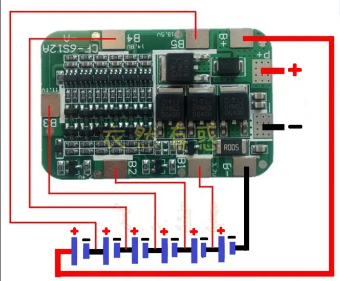 1PC 6S 15A 24V Lithium Protection Board For 6 Pack 18650 PCB BMS Li-ion Battery Cell Module
1PC 6S 15A 24V Lithium Protection Board For 6 Pack 18650 PCB BMS Li-ion Battery Cell Module