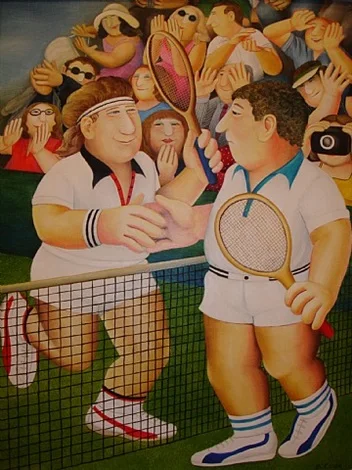 High quality Oil painting Canvas Reproductions tennis by beryl cook Painting hand painted
High quality Oil painting Canvas Reproductions tennis by beryl cook Painting hand painted