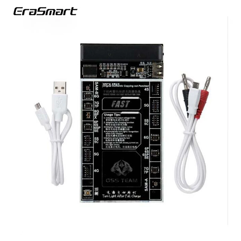 Battery Fast Charger Activation Board Plate Charging Cable Jig Fixture For iPhone 4-X Samsung Mobile Phone Repair Tool
Battery Fast Charger Activation Board Plate Charging Cable Jig Fixture For iPhone 4-X Samsung Mobile Phone Repair Tool