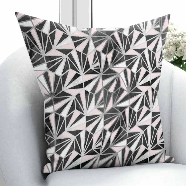 Else Black White Pink Triangle Nordec Geometric 3D Print Microfiber Throw Pillow Case Cushion Cover Square Hidden Zipper 45x45cm
Else Black White Pink Triangle Nordec Geometric 3D Print Microfiber Throw Pillow Case Cushion Cover Square Hidden Zipper 45x45cm