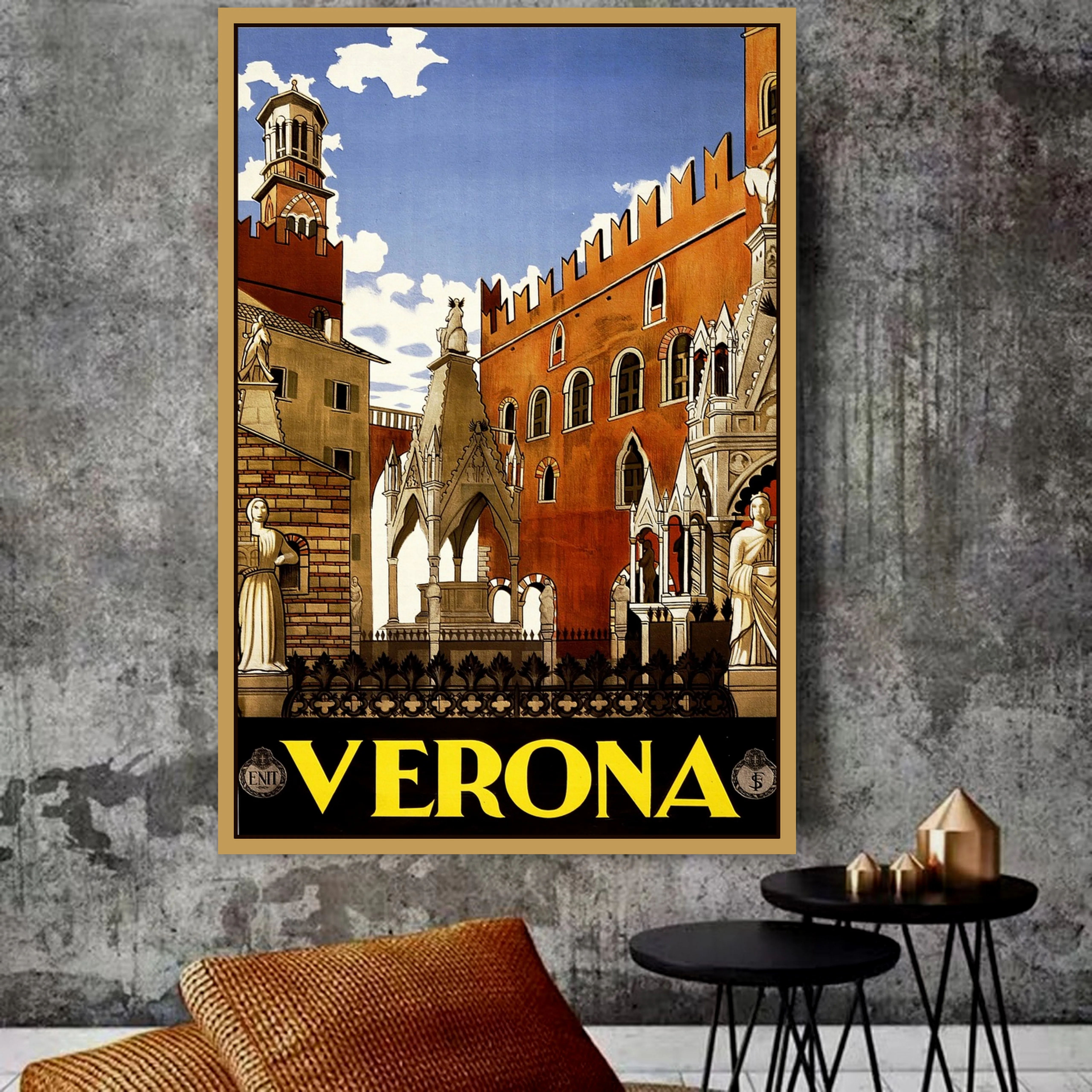 Verona Advertisement Retro Vintage Poster Wall Photo Pictures Wall Art Home Wall Artwork Decor Painting Canvas Print
Verona Advertisement Retro Vintage Poster Wall Photo Pictures Wall Art Home Wall Artwork Decor Painting Canvas Print