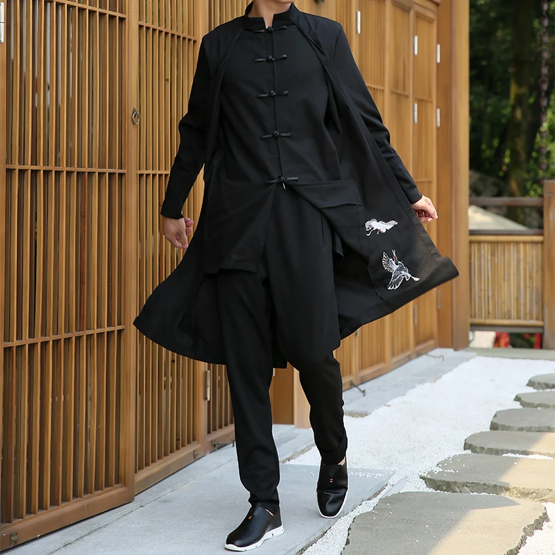 Free shipping Linen men big Trench Chinese style fat guy plus size men's Casual long-sleeve coat x-long turn-down collar
Free shipping Linen men big Trench Chinese style fat guy plus size men's Casual long-sleeve coat x-long turn-down collar