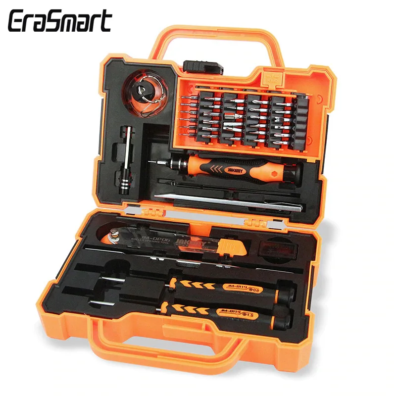 New Electronic 45 in 1 Precision Screwdriver Hardware Repair Dismantle Open Hand Tools Set for MobilePhone PC iphone IPAD
New Electronic 45 in 1 Precision Screwdriver Hardware Repair Dismantle Open Hand Tools Set for MobilePhone PC iphone IPAD