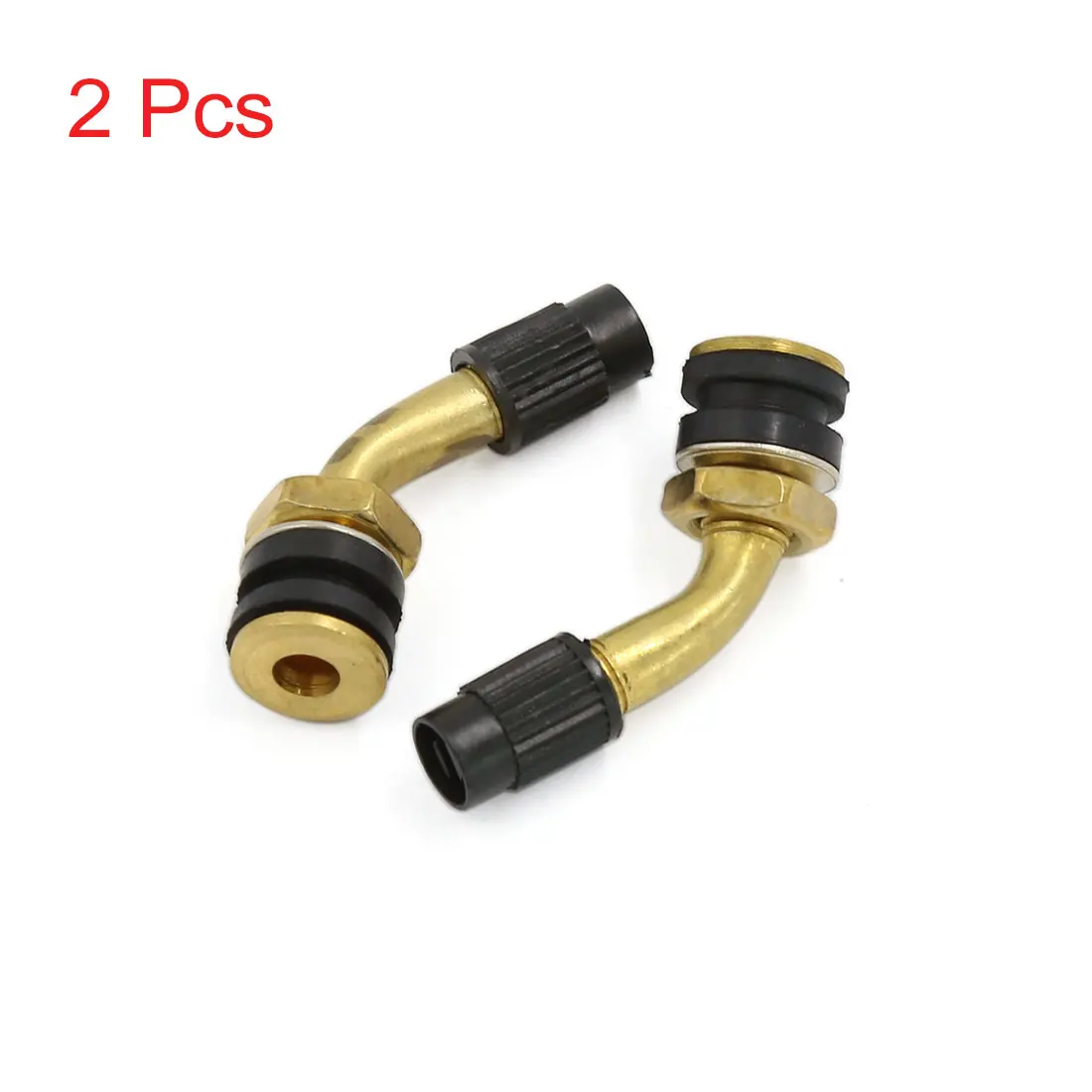 UXCELL Universal Motorcycle Scooter Wheel Bent Angled Style Tubeless Tire Brass Air Valve Stems with Dust Caps 2Pcs
UXCELL Universal Motorcycle Scooter Wheel Bent Angled Style Tubeless Tire Brass Air Valve Stems with Dust Caps 2Pcs