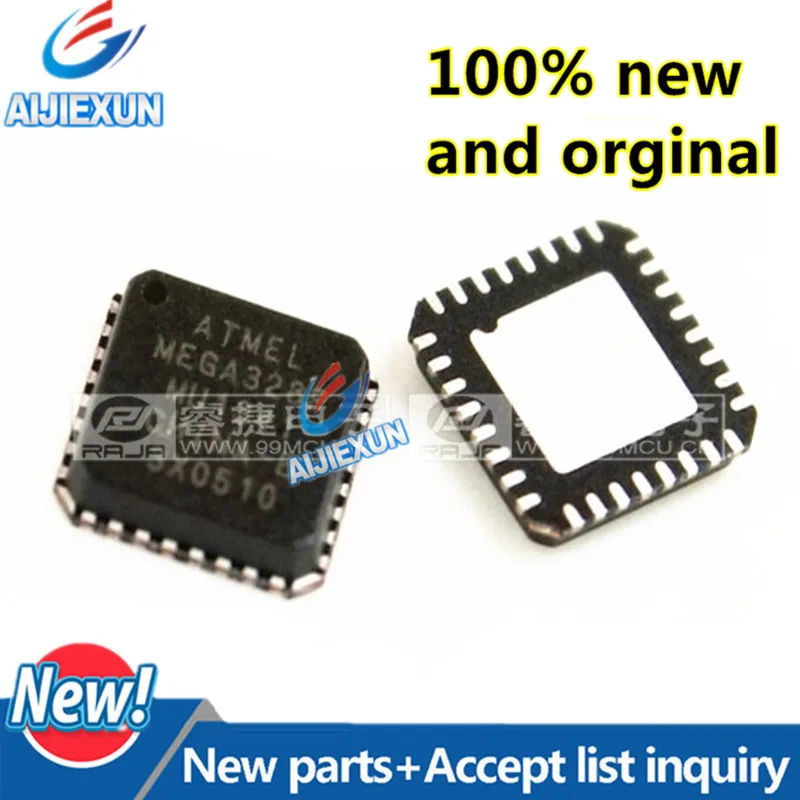 5Pcs free shipping 100% ATMEGA328P-MU ATMEGA328P mega328P 328P-MU QFN32 8-bit Microcontroller with 4/8/16/32K Bytes in stock
5Pcs free shipping 100% ATMEGA328P-MU ATMEGA328P mega328P 328P-MU QFN32 8-bit Microcontroller with 4/8/16/32K Bytes in stock