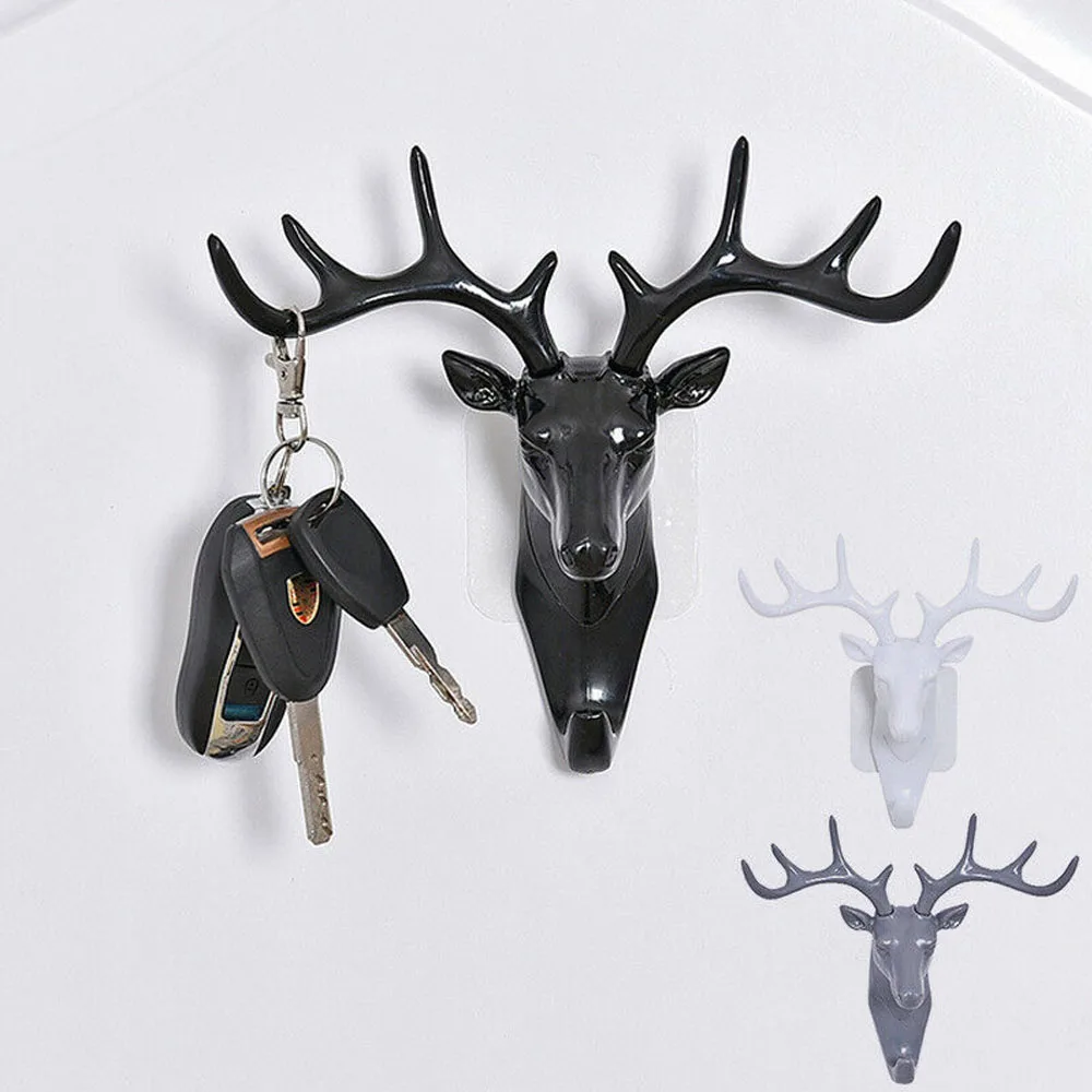 ABS Wall Hanging Hook Vintage Deer Head Antlers for Hanging Clothes Hat Scarf Key Deer Horns Hanger Rack Wall Decoration
ABS Wall Hanging Hook Vintage Deer Head Antlers for Hanging Clothes Hat Scarf Key Deer Horns Hanger Rack Wall Decoration