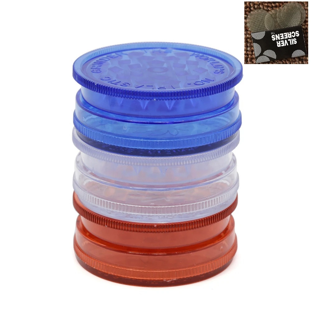 Latest 2 Layers 60*24 mm Transparent Plastic material Smoking Herb Grinders Tobacco Cigarette Grinder Accessories
Latest 2 Layers 60*24 mm Transparent Plastic material Smoking Herb Grinders Tobacco Cigarette Grinder Accessories
