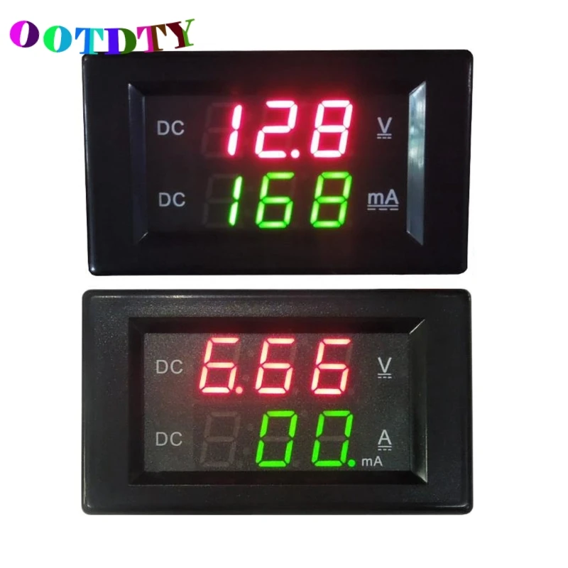 OOTDTY DC 100 в 20 А двойной цифровой вольтметр Амперметр Вольт Амперметр тестер Измеритель красный + зеленый светодиодный
OOTDTY DC 100 в 20 А двойной цифровой вольтметр Амперметр Вольт Амперметр тестер Измеритель красный + зеленый светодиодный