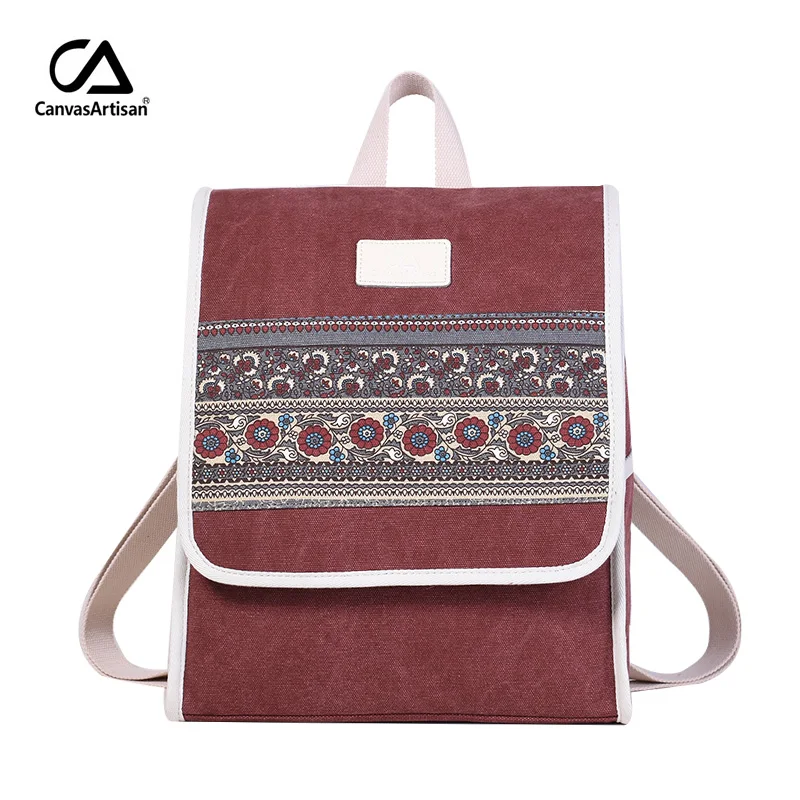 Canvasartisan Women Canvas Backpack Retro Style College Bookbag Female Laptop Backpacks Floral Printed Travel Daypack Bags
Canvasartisan Women Canvas Backpack Retro Style College Bookbag Female Laptop Backpacks Floral Printed Travel Daypack Bags
