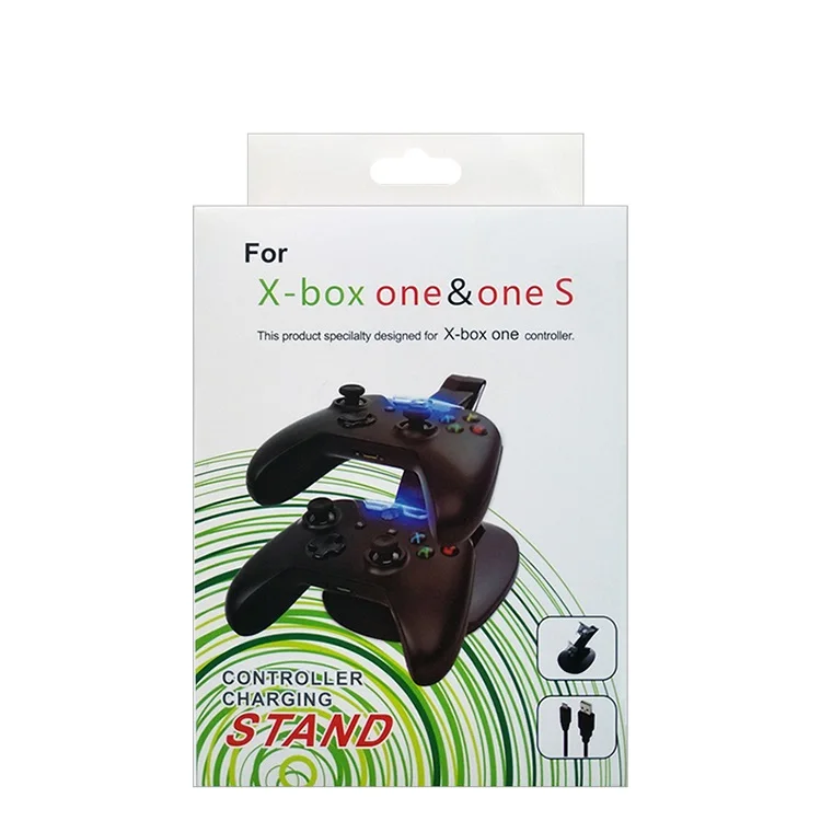 BUKIM LED Dual USB Charge Dock Stand Double Handle Charger For XBOX ONE With Retail box
BUKIM LED Dual USB Charge Dock Stand Double Handle Charger For XBOX ONE With Retail box