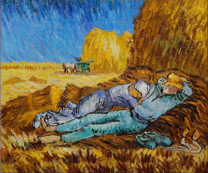 High quality Oil painting Canvas Reproductions Noon Rest From Work by Van Gogh Painting hand painted
High quality Oil painting Canvas Reproductions Noon Rest From Work by Van Gogh Painting hand painted