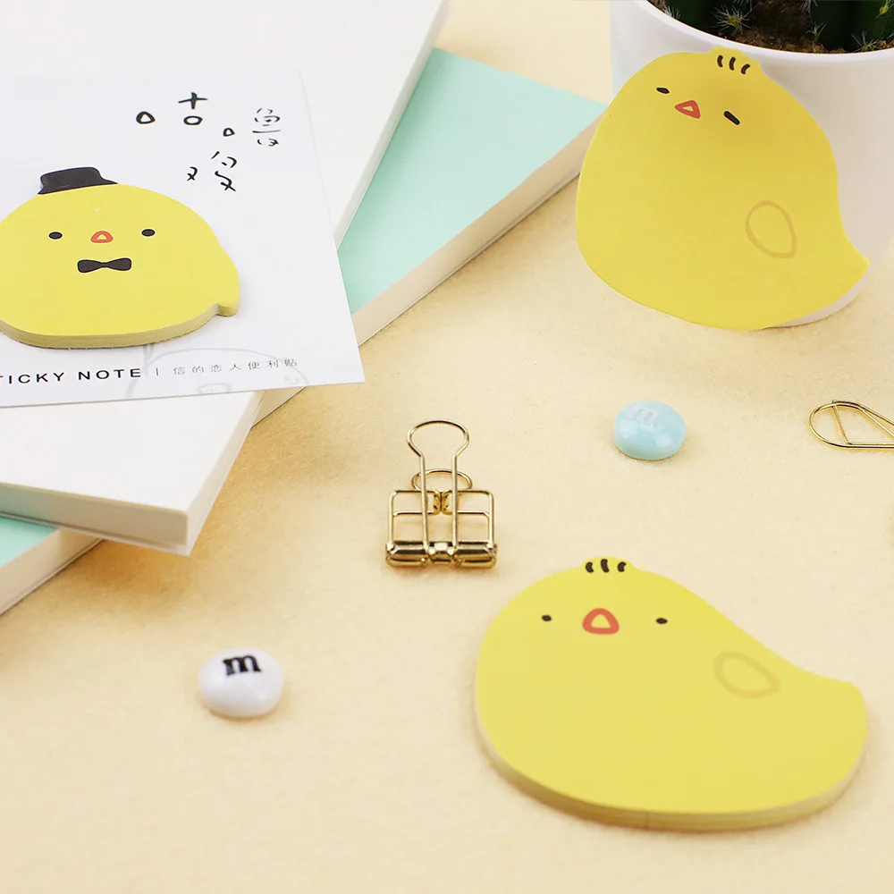 Канцелярские принадлежности 1 шт. kawaii курица блокнот милые наклейки Скрапбукинг