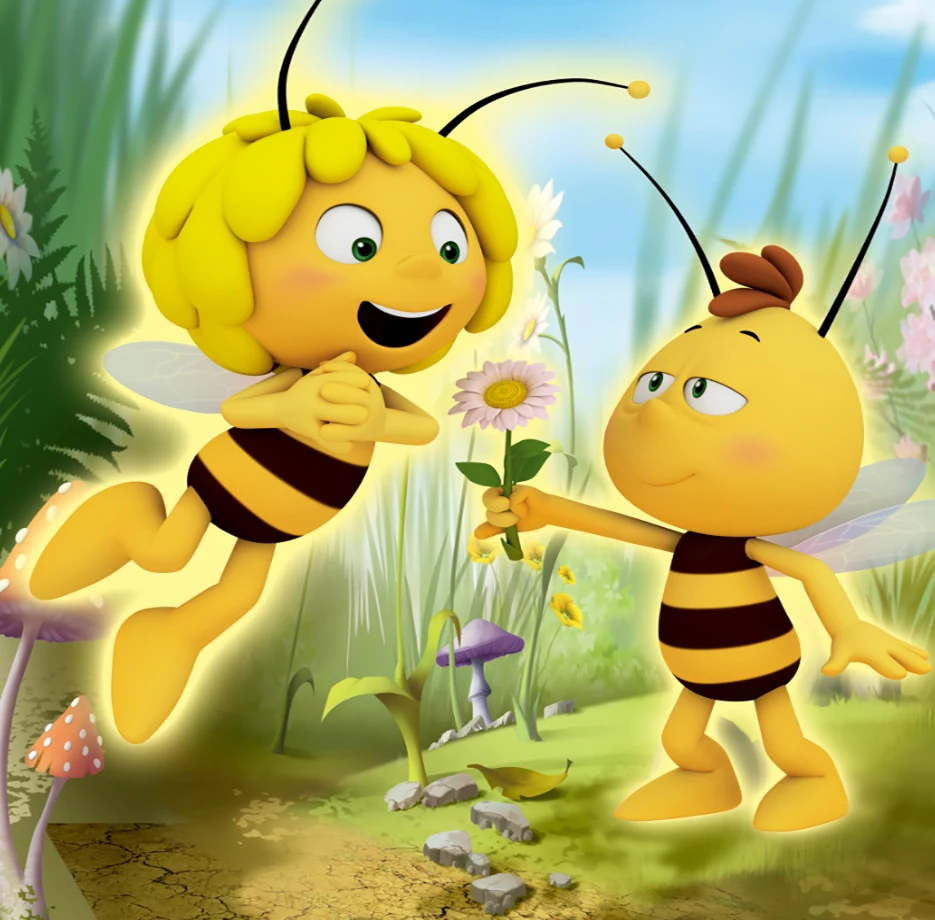 

Виниловый фон для студийной фотосъемки с изображением пчелы в лугу цветов Майя 8x8 футов 240 см x 240 см