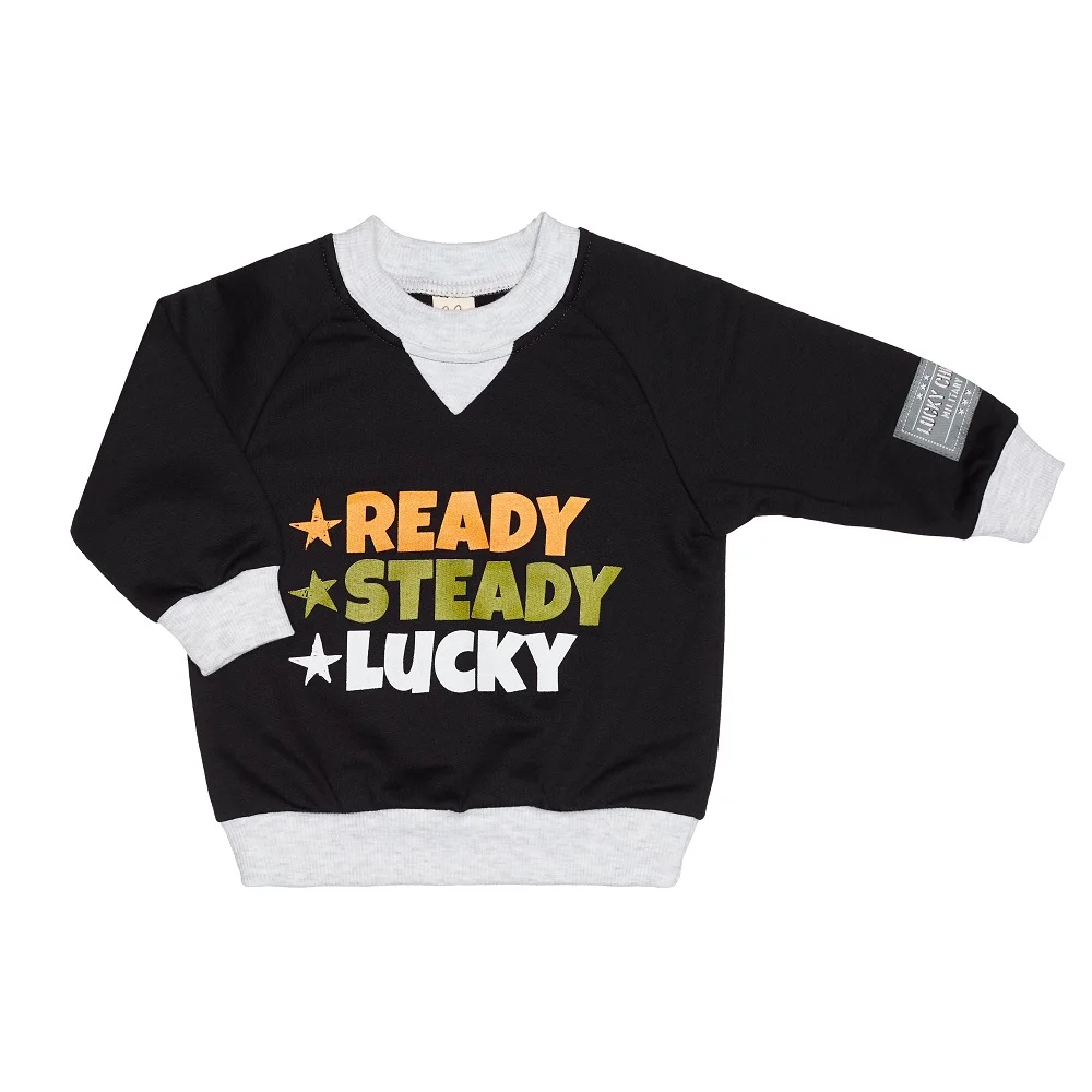 Толстовка из футера Lucky Child арт. 41-16pf (Будь готов!) [сделано в России доставка от 2-х