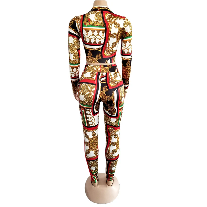 Sexy 2 two pieces set top and pants autumn outfits tracksuit women long sleeve pencil leg pants Leopard print ensemble femme set
Sexy 2 two pieces set top and pants autumn outfits tracksuit women long sleeve pencil leg pants Leopard print ensemble femme set
