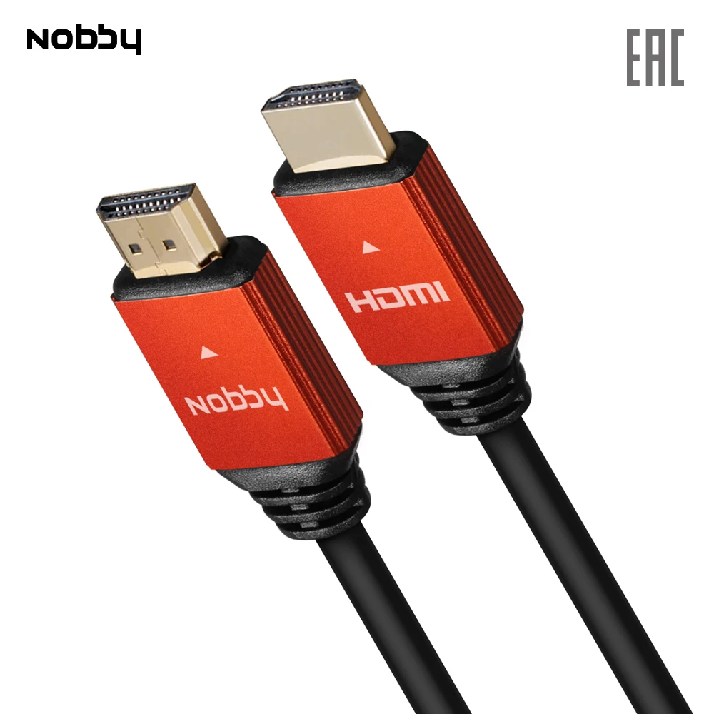 Кабель Nobby NBС-HC-18-01 HDMI-HDMI v2.0 черный | Электроника