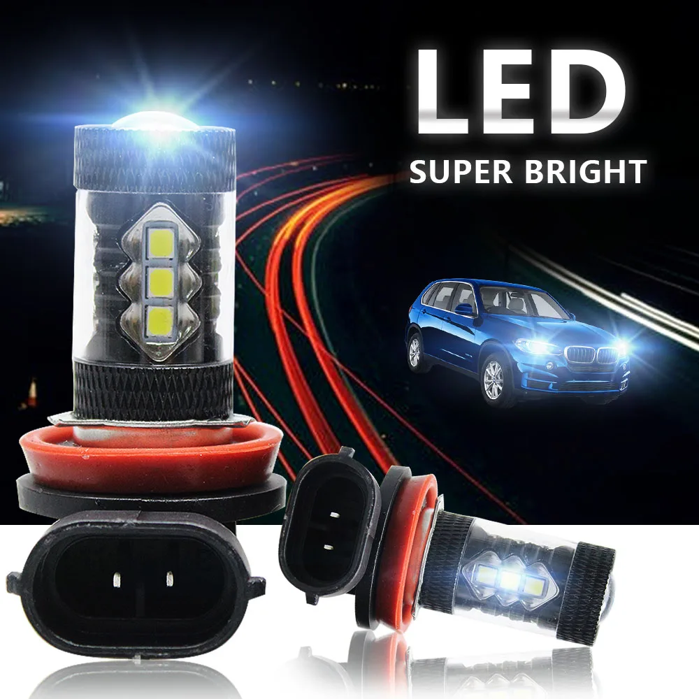 H11 880LM High Power 360° 3030 LED Fog Light White Blue Red Yellow High Brightness Bulbs Universal Car External Light 2Pcs
H11 880LM High Power 360° 3030 LED Fog Light White Blue Red Yellow High Brightness Bulbs Universal Car External Light 2Pcs