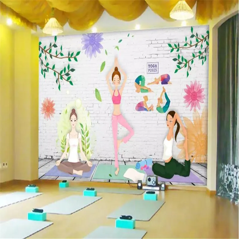 Hand-painted wind yoga fitness club tooling wall custom large wallpaper murals 3D photo wall manufacturers wholesale
Hand-painted wind yoga fitness club tooling wall custom large wallpaper murals 3D photo wall manufacturers wholesale