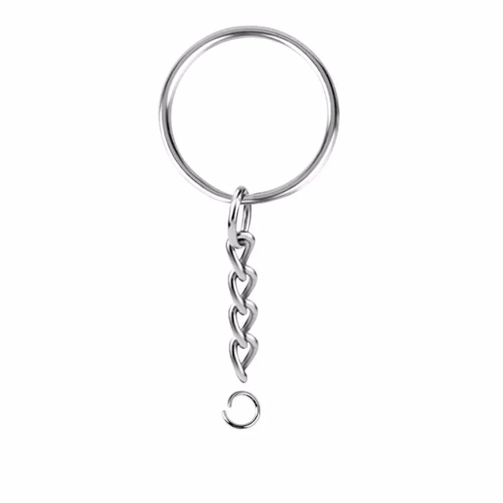 60 Pcs/Set Silver Key Chains Circle DIY 25mm Keyrings Jewelry DIY Key ring Makings
60 Pcs/Set Silver Key Chains Circle DIY 25mm Keyrings Jewelry DIY Key ring Makings