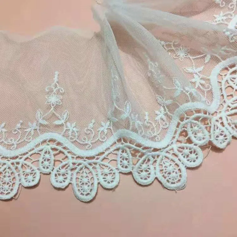 2Yards 13cm Width Leaves Elastic Stretch Lace Trims white For Clothing Accessories Dress Sewing Applique Costume Lace Fabrics
2Yards 13cm Width Leaves Elastic Stretch Lace Trims white For Clothing Accessories Dress Sewing Applique Costume Lace Fabrics